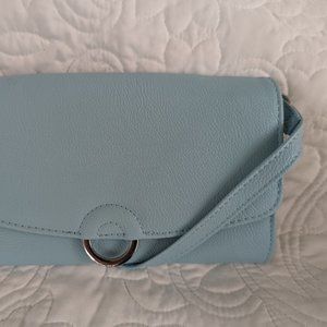 Mundi Safe Keeper Crossbody Purse Wallet Bag Seafoam Mint Blue Green RFID Travel